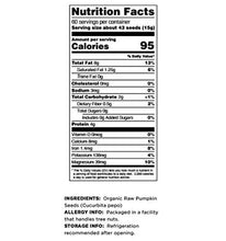 Load image into Gallery viewer, 4 Lbs USDA Certified Organic Pumpkin Seeds - Healthy, Vegan Snack Choice