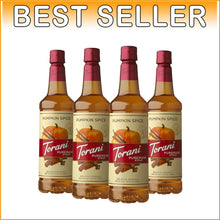 Load image into Gallery viewer, Gourmet Pumpkin Spice Syrup – 25.4oz x 4 Bottles for Creative Beverages