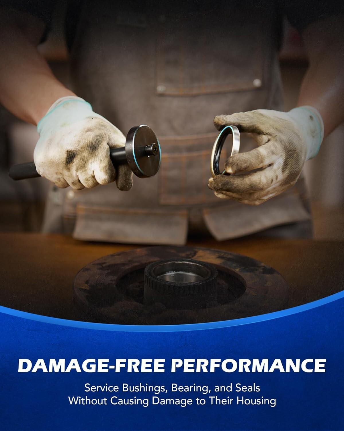 Universal Bushing Removal Tool Kit - 50 Discs, Heavy-Duty and Rust-Resistant