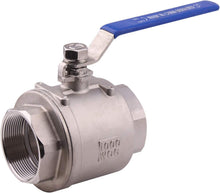 Load image into Gallery viewer, 3" Full Port Ball Valve in 304 SS - Durable with Blue Insulated Handles