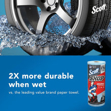Load image into Gallery viewer, High Absorbency Scott Blue Shop Towels: 30 Rolls of 9.4" x 11" Perforated Sheets