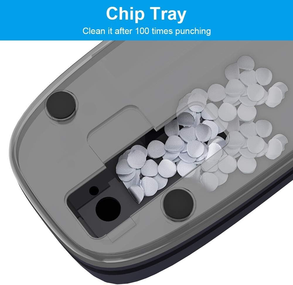 Durable Electric 3 Hole Punch Tool - Quick Punching for Office & School Use