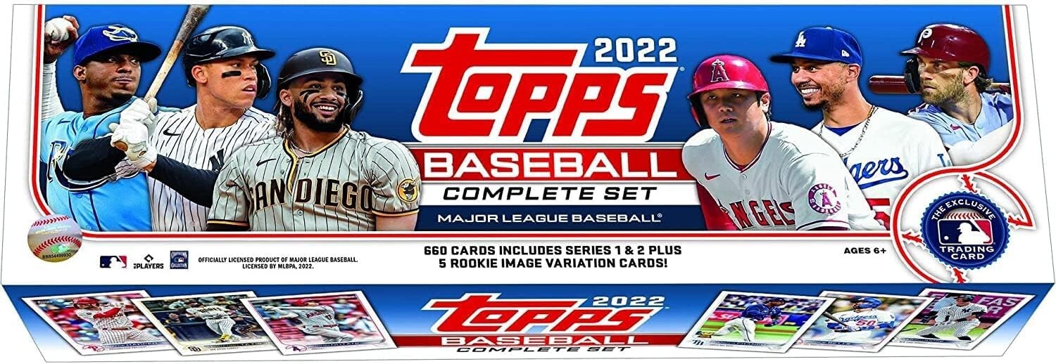 2022 Factory Sealed Baseball Complete Set - Includes Rookie Stars: Ohtani, Trout