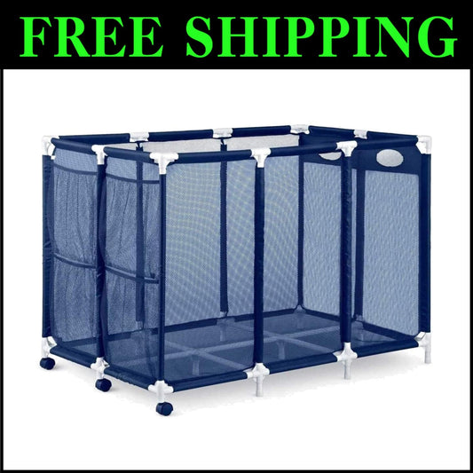 Portable XX-Large Pool Storage Bin with Quick Dry Mesh for Toys and Accessories