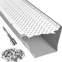 Load image into Gallery viewer, LeafTek Gutter Guards 5" x 32' – Ultimate Debris Defense for Eaves and Gutters