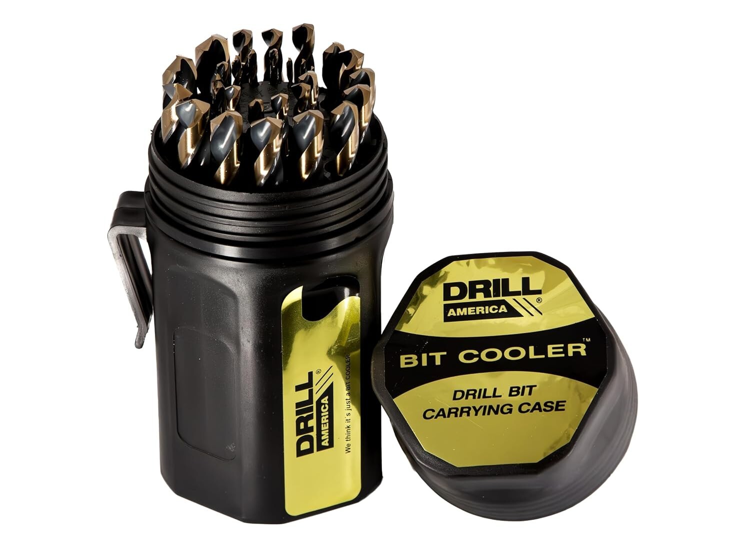 Premium 25-Piece Drill Bit Set: Precision High-Speed Steel for Metal and Wood