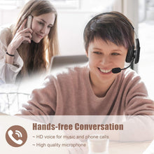 Load image into Gallery viewer, Comfortable Bluetooth Headset with Dual Device Connection &amp; Noise Cancellation