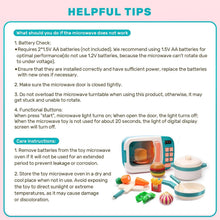 Load image into Gallery viewer, Educational Kids Pretend Kitchen Set with Microwave &amp; Realistic Cooking Fun