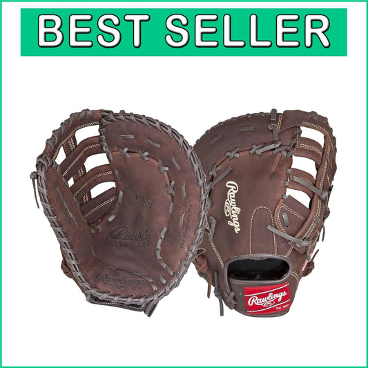 12.5'' Adult First Base Mitt - Durable Leather Glove for Baseball/Softball