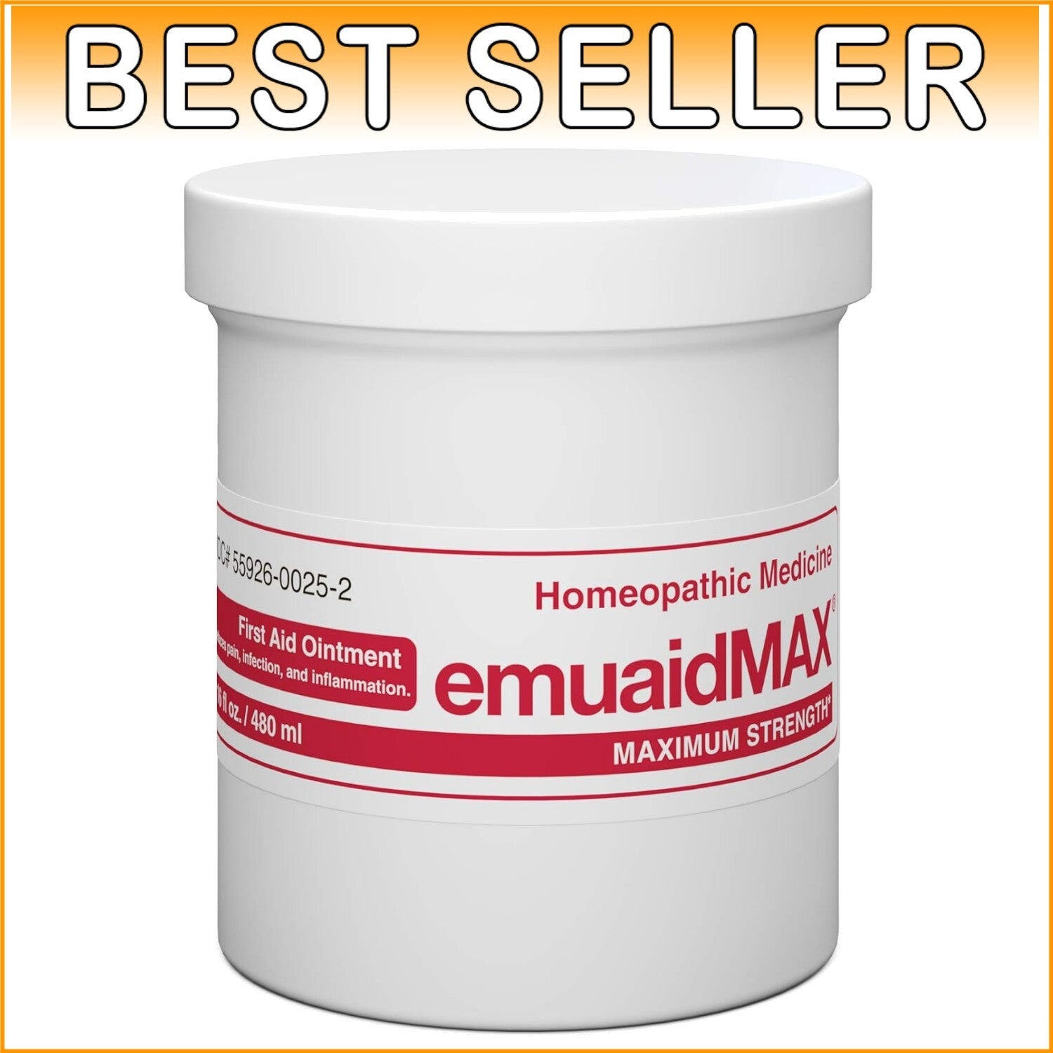 Maximum Strength 16oz Eczema Ointment for Instant Relief from Skin Irritations