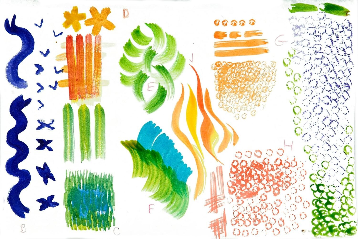 High-Quality 10 Brush Set for Artists: Special Effects & Multi-Media Painting