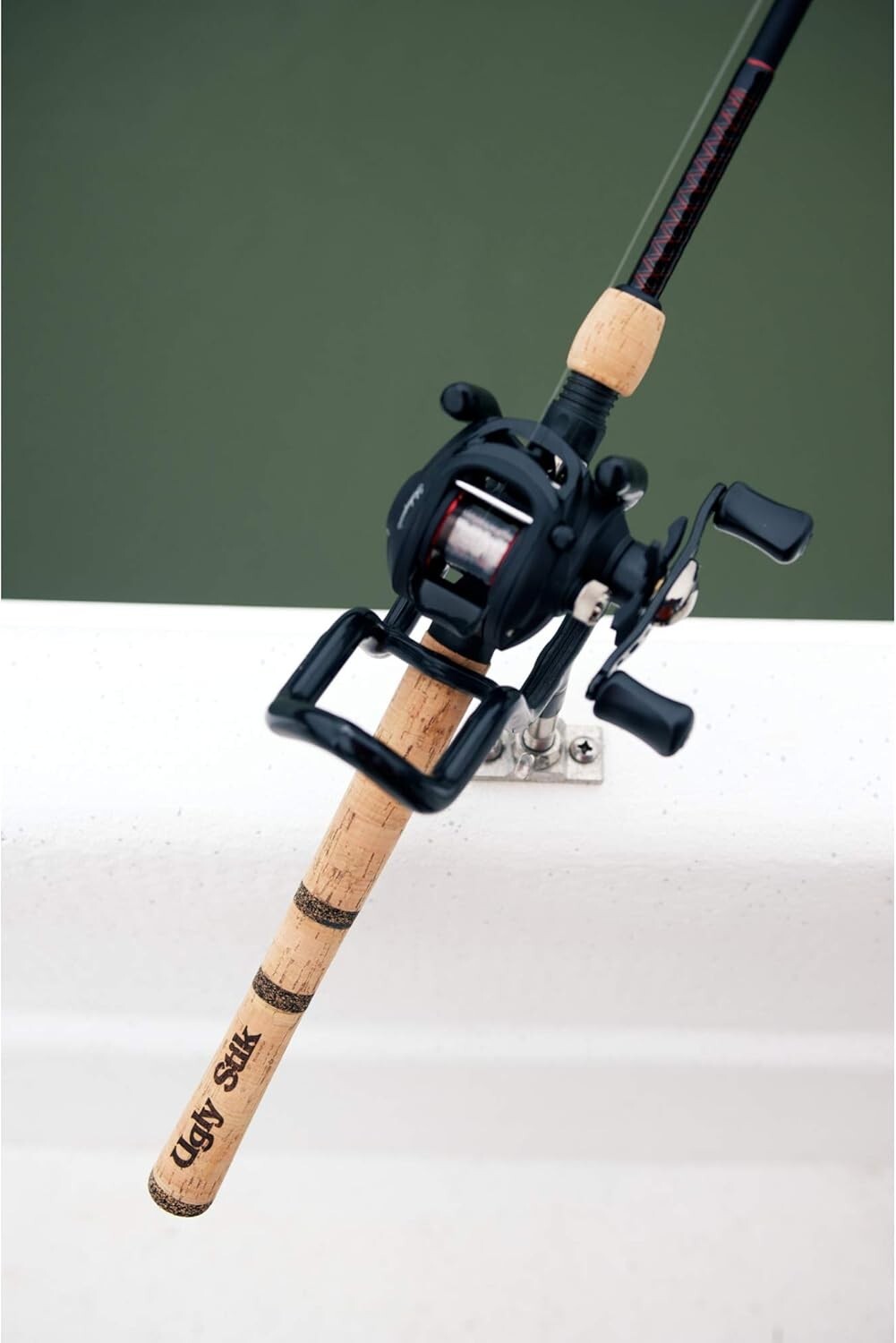 Elite 7' Ultra Light Casting Fishing Rod - Premium Cork Handle & 2-Piece Design