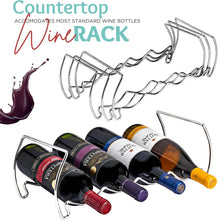 Load image into Gallery viewer, Versatile 6-Tier Stackable Wine Rack - Holds 24 Bottles for Home Bar or Pantry