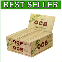 Load image into Gallery viewer, High-Quality Organic Hemp Rolling Paper - 50 Booklets of Slim King Size Papers