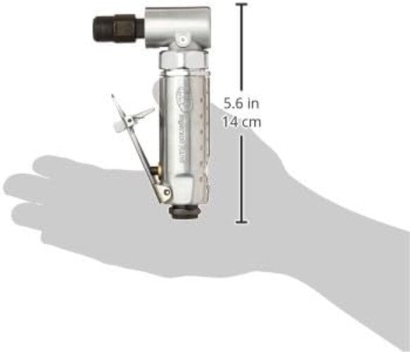 Durable 1/4-Inch Angle Die Grinder Kit with 21,000 RPM Speed and Accessories