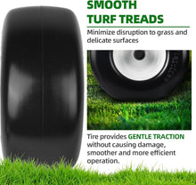 Load image into Gallery viewer, Heavy-Duty 2-Pack 13" Lawn Mower Tires with Rim &amp; 3/4" Bearings - Puncture Proof