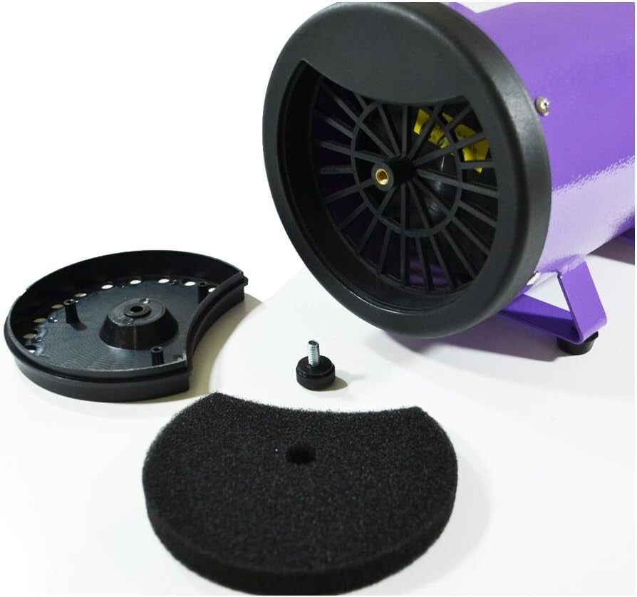 Efficient Flying One Pet Grooming Dryer - High Velocity, Adjustable Heat, Purple