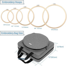 Load image into Gallery viewer, U-Shaped Zipper Craft Bag with Extensive Embroidery Supplies - Travel Friendly