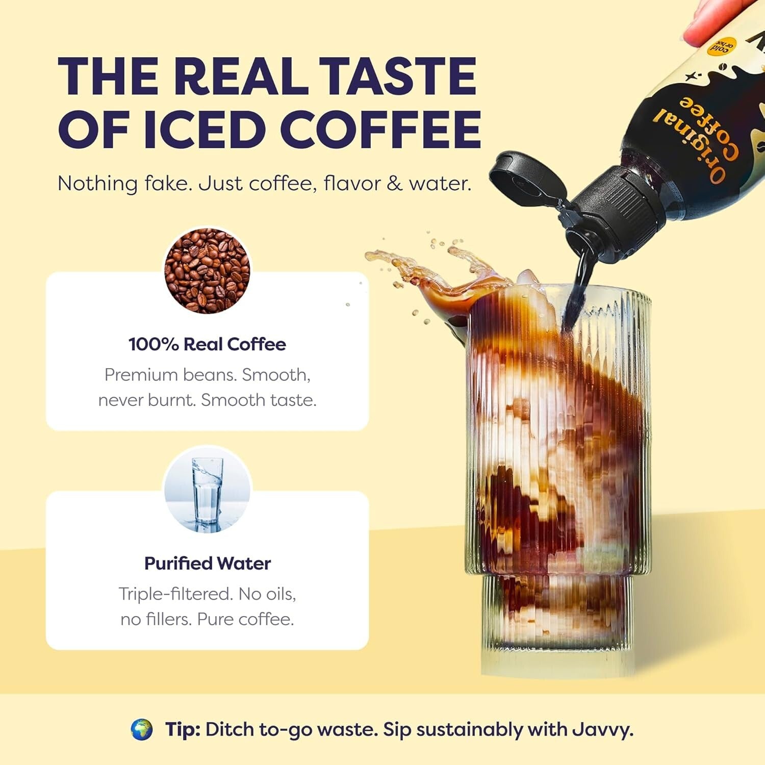 Versatile Coffee Concentrate for Hot or Iced Drinks - 12 oz, Mocha & Original