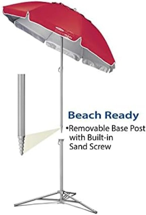 Adjustable Portable Sun Shade Umbrella - 98% UV Protection for Outdoor Comfort