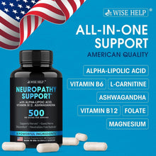 Load image into Gallery viewer, Multi-Action Neuropathy Support with Antioxidants - 60 Capsules for Nerve Health