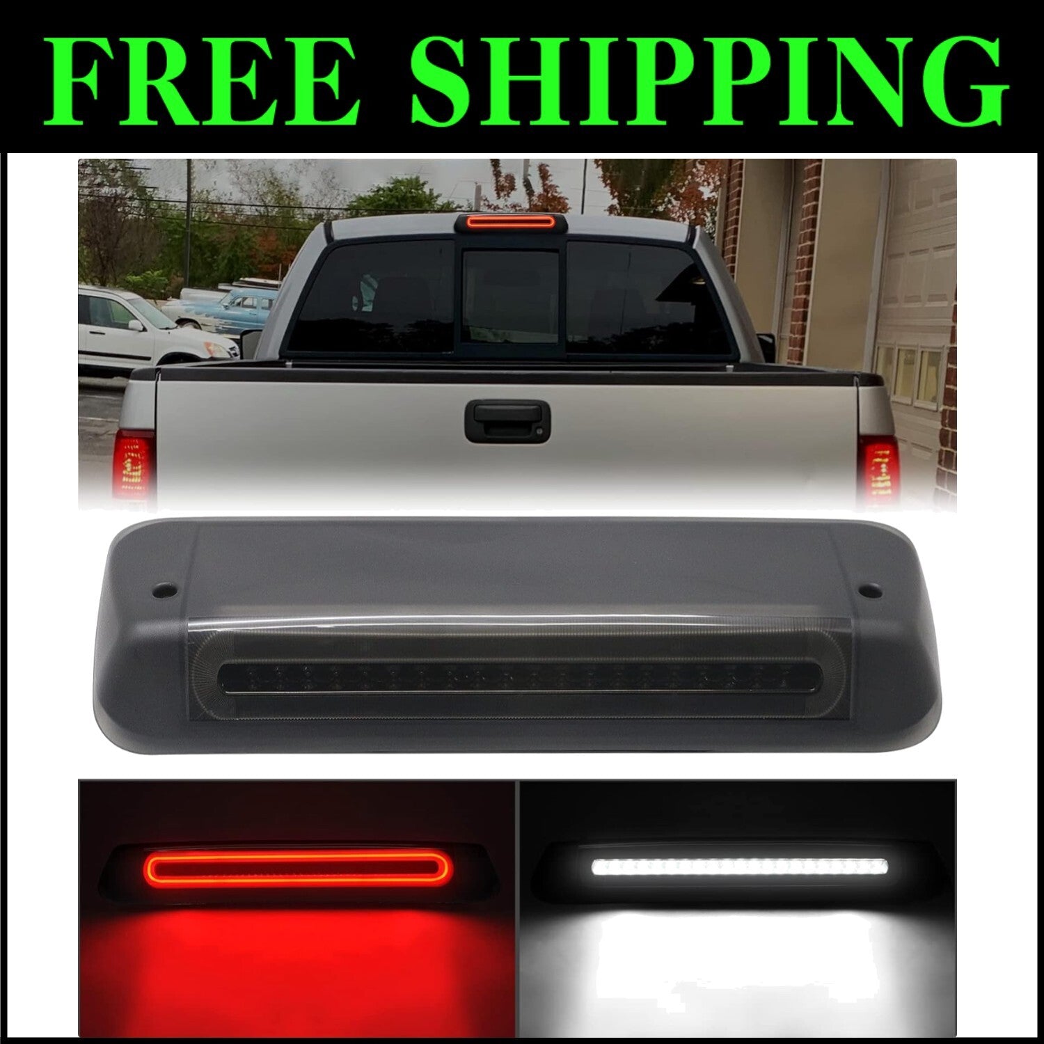 Plug and Play Waterproof LED Third Brake Light for F150/Explorer - Modern Design