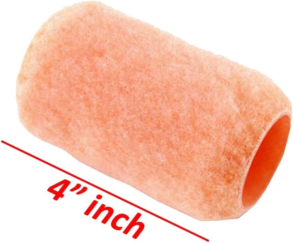 Washable 4-Inch Paint Roller Cover Refill Pack of 60 - Perfect for Professionals