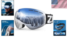 Load image into Gallery viewer, Impact-Resistant OTG Snow Goggles for Skiing &amp; Snowboarding - Ultimate Clarity