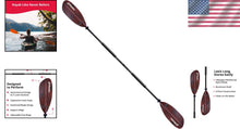 Load image into Gallery viewer, Professional 96” Kayak Paddle - Fiberglass Blades for Sport &amp; Recreational Use