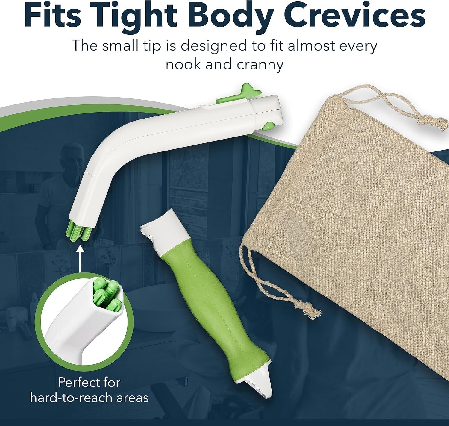 Ergonomic 4-Prong Toilet Paper Extender – Ideal for Limited Mobility Use