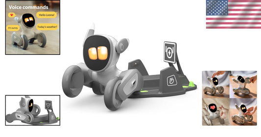 Smart Voice & Gesture-Controlled Dog Robot for Kids - Real-Time Interaction Toy