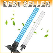 Load image into Gallery viewer, Germicidal UV-C Lamp with Spare Bulb for Home and Office Air Quality