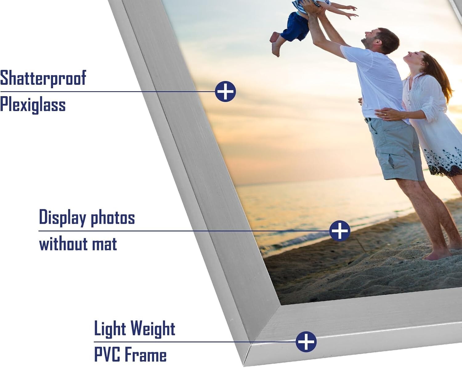 Elegant 18-Pack 4x6 Silver Picture Frames - Perfect for Home and Gallery Display