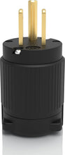 Load image into Gallery viewer, Rugged Nylon 15 Amp NEMA 5-15P Plug Replacement, 10-Pack for Durability