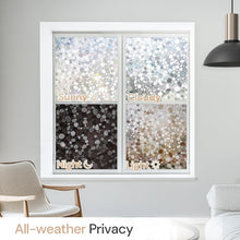 Load image into Gallery viewer, Static Cling Decorative Window Film - UV Protection &amp; Easy Removal, 35.4"x157.4"