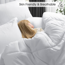 Load image into Gallery viewer, Chic and Cozy 7-Piece Queen Comforter Set - Allergy-Friendly Down Alternative