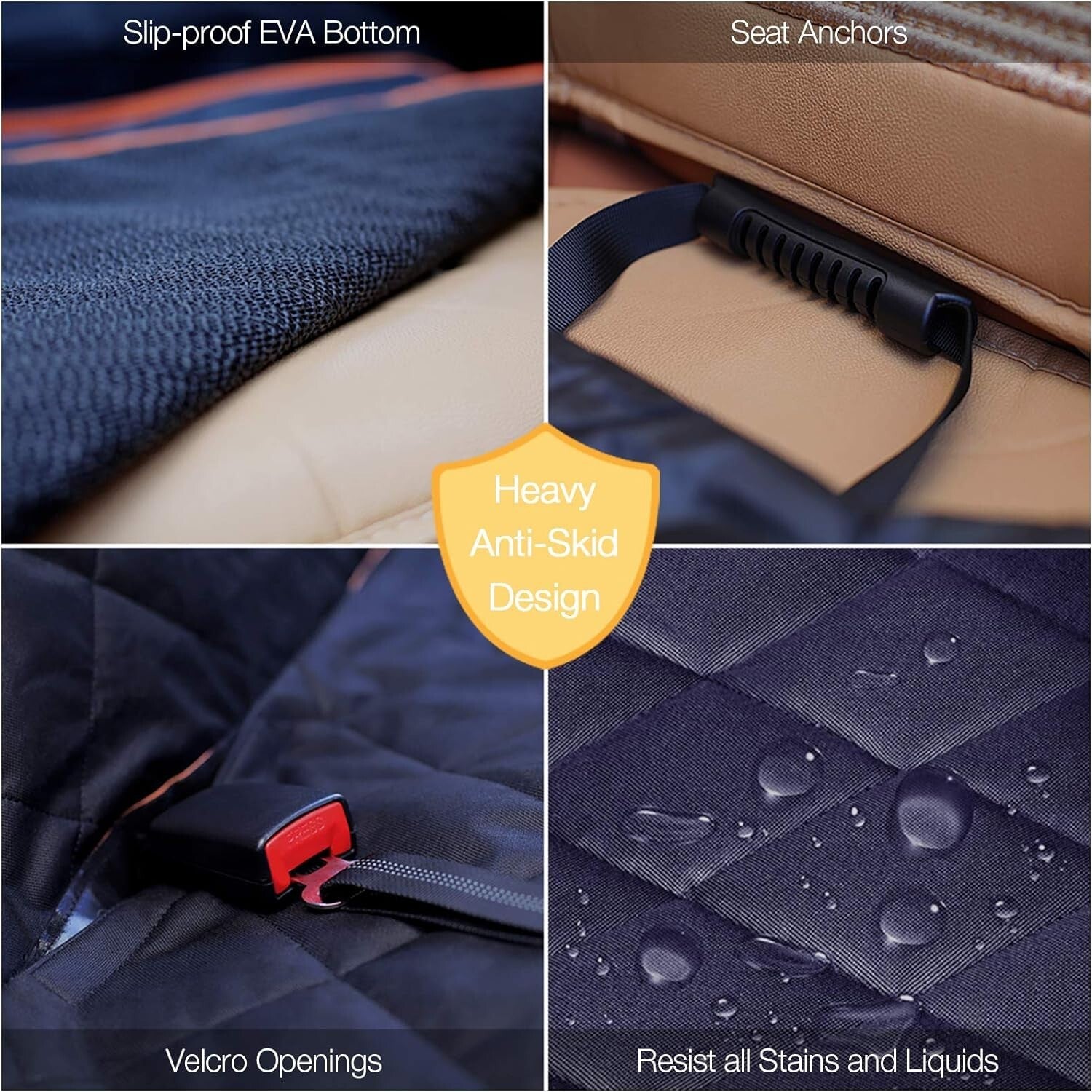 Universal Fit Waterproof Dog Truck Seat Cover - Quick Installation & Easy Clean