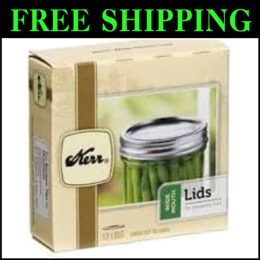 72 BPA-Free Wide Mason Jar Canning Lids - Perfect for Home Preservation