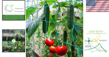 Load image into Gallery viewer, UV Stabilized Garden Trellis Netting for Tomatoes &amp; Vines - 2-Pack 32.8' x 6.6'