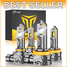 Load image into Gallery viewer, High-Performance 9005 H11 Bulbs - 800% Brightness, 70,000 Hour Lifespan, 4 Pack