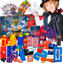 Load image into Gallery viewer, Ultimate Kids Magic Kit with 28 Props &amp; Video Instructions for Ages 6-12