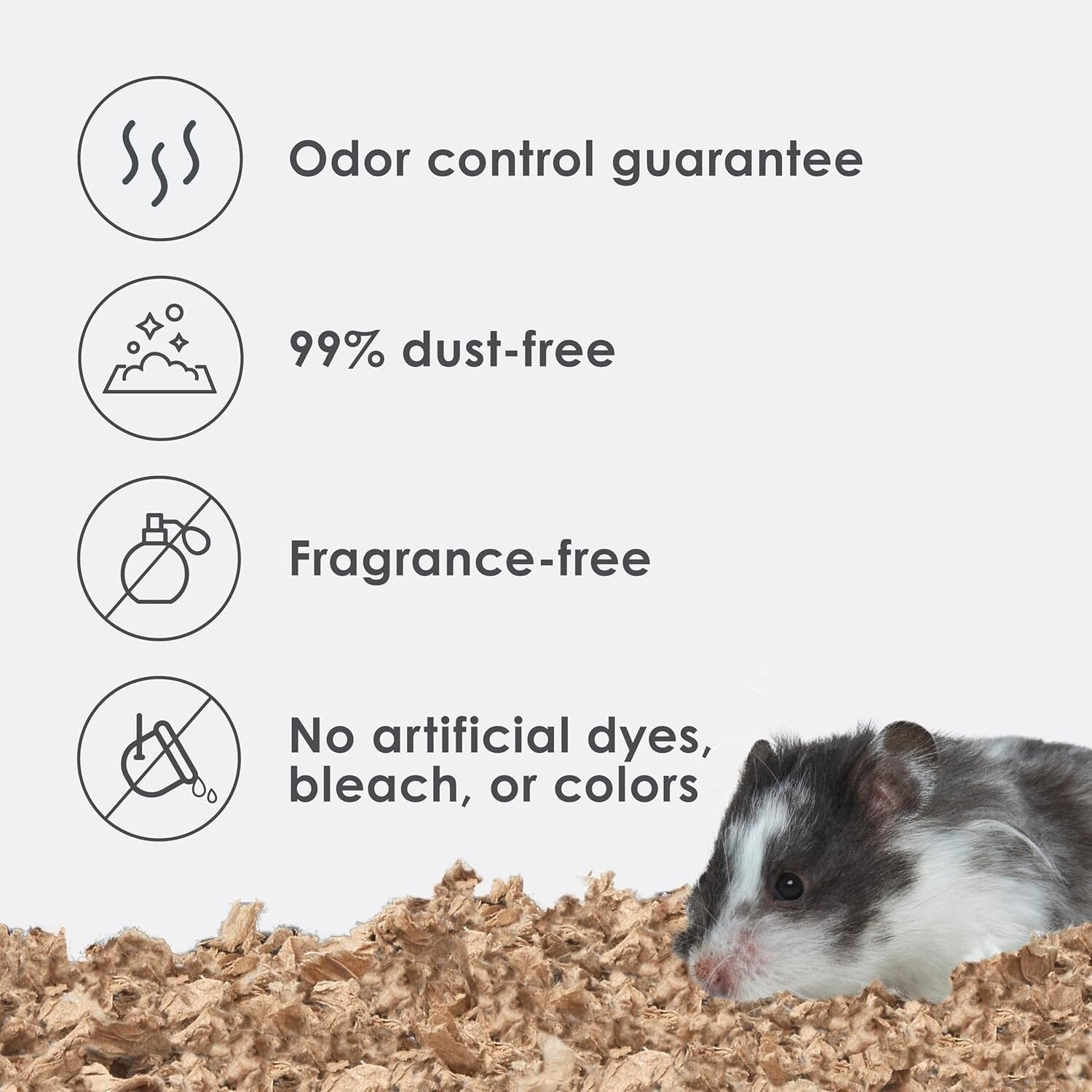 Odor Control Eco-Friendly Bedding for Small Animals - 100 Liters of Comfort