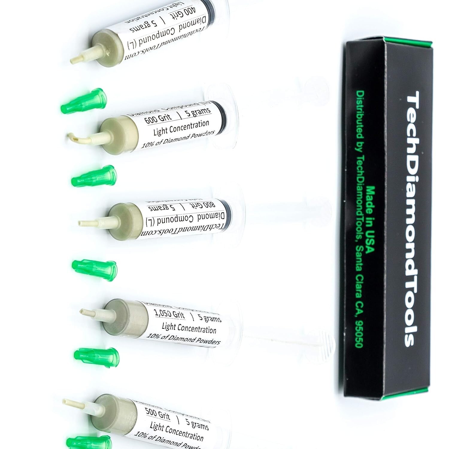 5-Piece Diamond Polishing Compound Kit for Jewelry, Metal, and Glass Repair