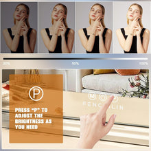 Load image into Gallery viewer, Versatile Lighted Makeup Mirror with Detachable Base &amp; Adjustable Brightness