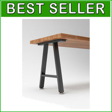 Load image into Gallery viewer, Rustic &amp; Industrial 28" x 35" Metal Table Legs for Custom Furniture - Set of 2