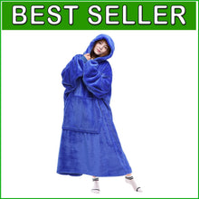 Load image into Gallery viewer, Thick Flannel Wearable Blanket Sweatshirt - Perfect Gift for All Occasions