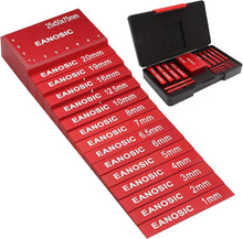 Load image into Gallery viewer, Professional Precision Plate Setup Block Set - 15 Pieces in Laser Engraved.red