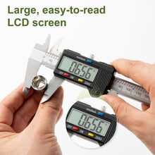 Load image into Gallery viewer, Stainless Steel Digital Caliper with Auto-Off Feature - 0-12" Measurement Range
