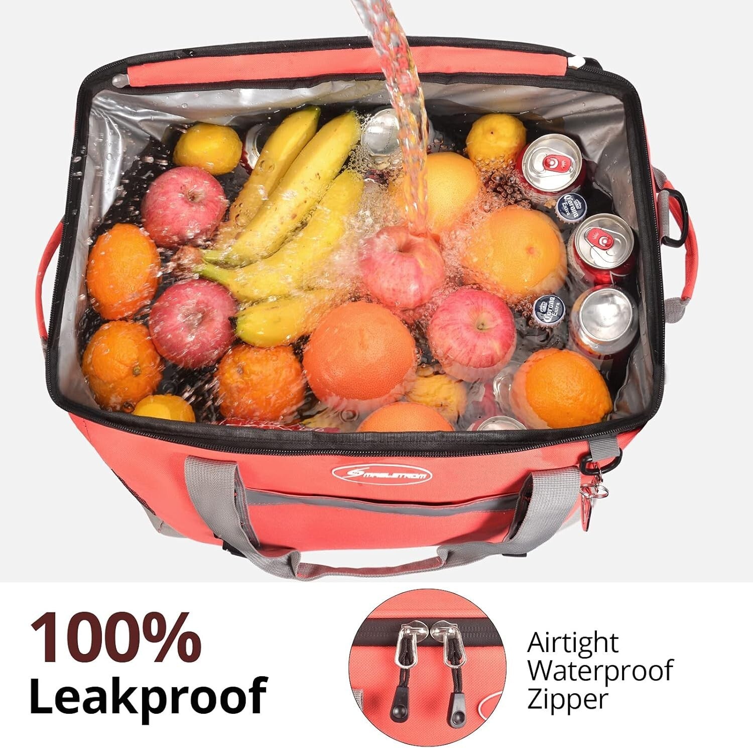 Durable & Versatile 75 Can Cooler Bag - Ideal for Grocery Shopping & Road Trips