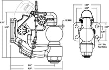 Load image into Gallery viewer, Professional 8 Ton Combination Hitch - Effortless Towing with Adjustable Height